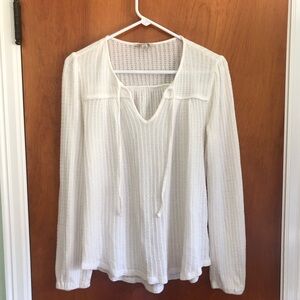 Lucky Brand light weight beautiful, super soft, white cotton top. New. Size S/P.